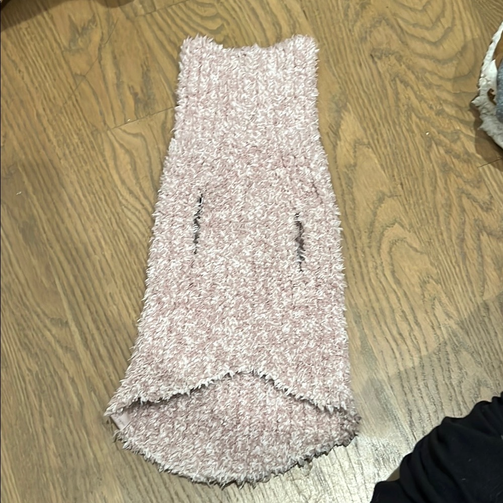 Barefoot dreams dog Pink Fuzzy Sweater